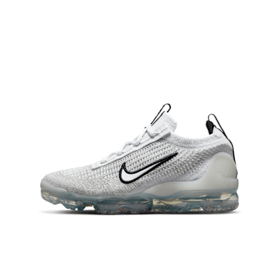 Nike vapormax kids white clearance